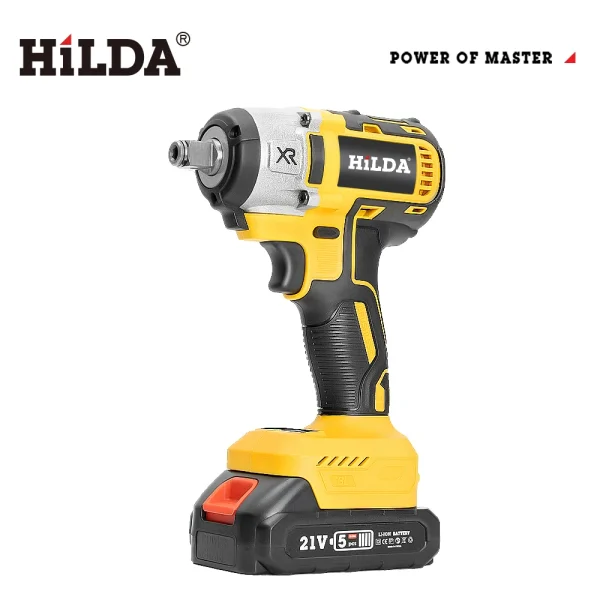 HILDA 21V Cordless Impact Wrench Two Li-ion Battery Fast Charger Tool Bag Repair Tools For Makita 18V Battery Car Truck Home - Image 6
