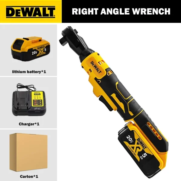 Dewalt 1/2In Brushless Electric Ratchet Wrench 3/8In Cordless Variable Speed Power Wrench Impact Driver For Dewalt 20V Battery