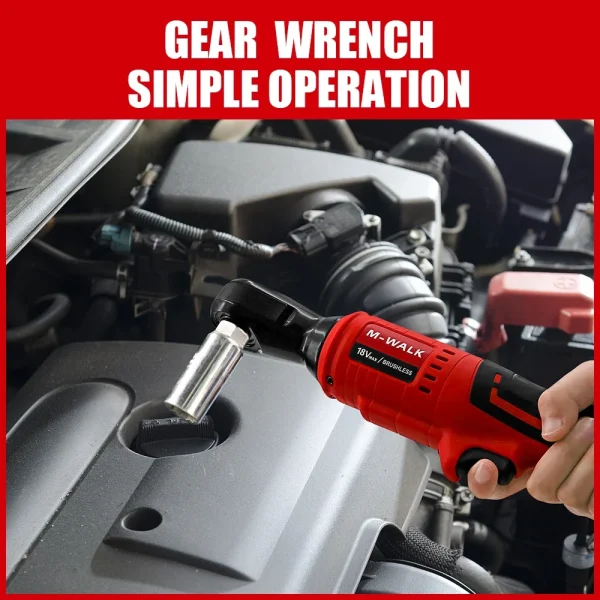 M-WALK Cordless Electric Wrench Ratchet Wrench 3/8 1/2 Nut Disassembly Car Maintenance Power Tool For Milwaukee 18V Battery Pin - Image 3
