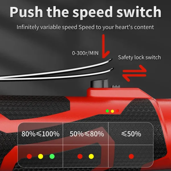 Mamidw 3/8 Inch Expansion Ratchet Wrench 300RPM Cordless Electric Ratchet Wrench With 18V Battery Set Power Tools For Milwaukee - Image 4
